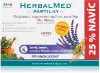 2539_DR. WEISS HERBALMED PASTILKY SALVEJ + ZENSEN + VITAMIN C 24+6 PASTILEK